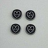 Rowan Button 75338 - Small Heart Metal