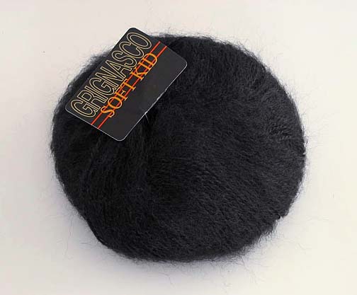 Grignasco Soft Kid Mohair 02 - Black