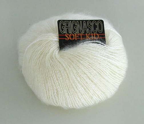 Grignasco Soft Kid Mohair 640 - Off-White  (Ivory)