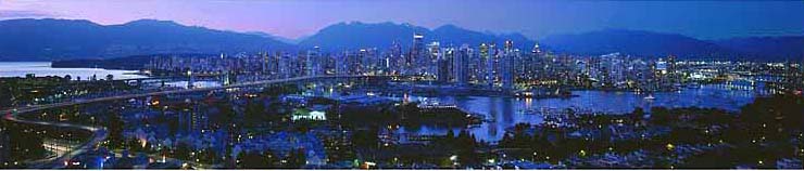 Vancouver at Dusk - by Blakeway