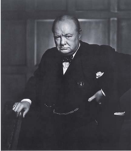 Winston Churchill - Photograph 8x11